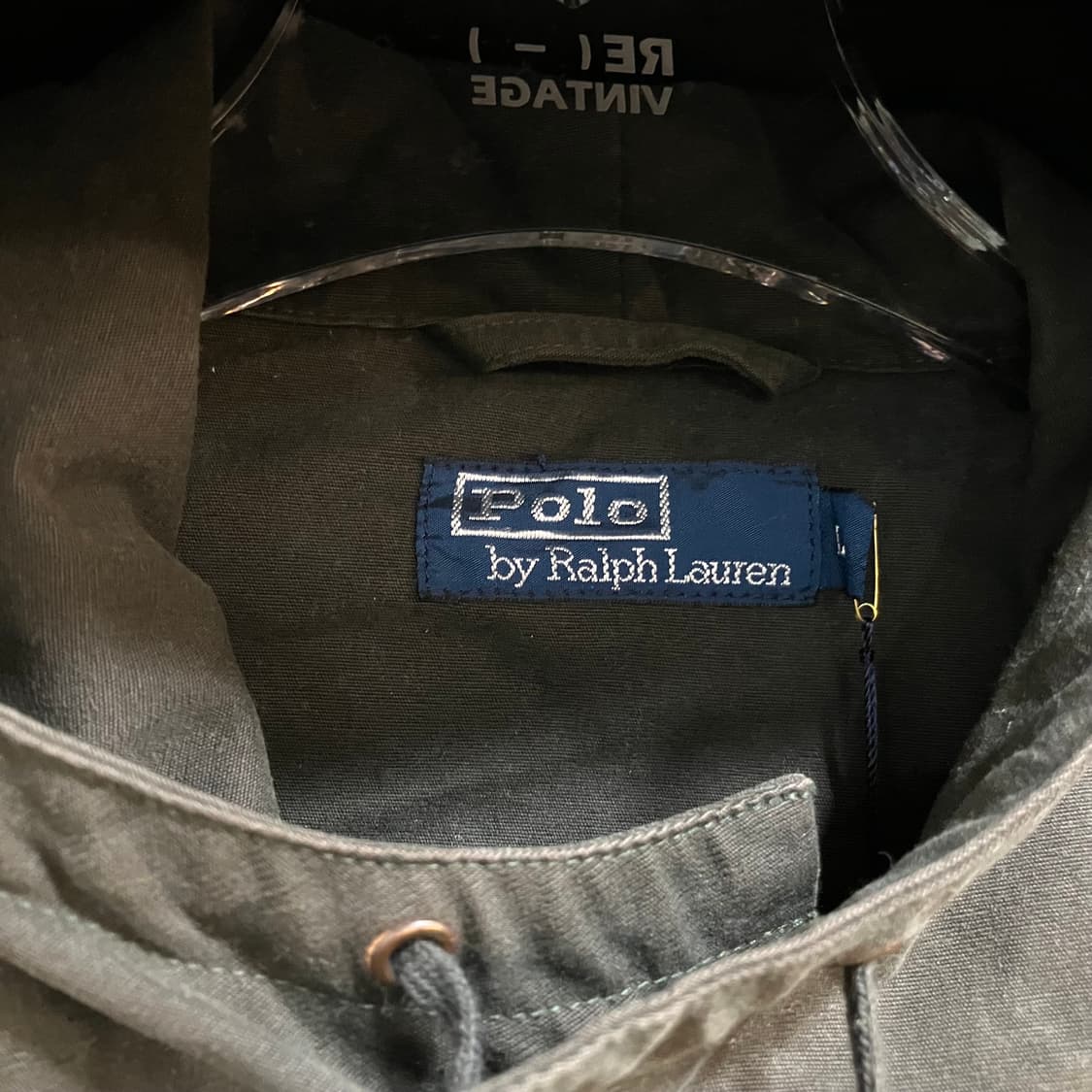 폴로 랄프로렌 카키 밀리터리 후드 야상 코트 L 상품이미지2