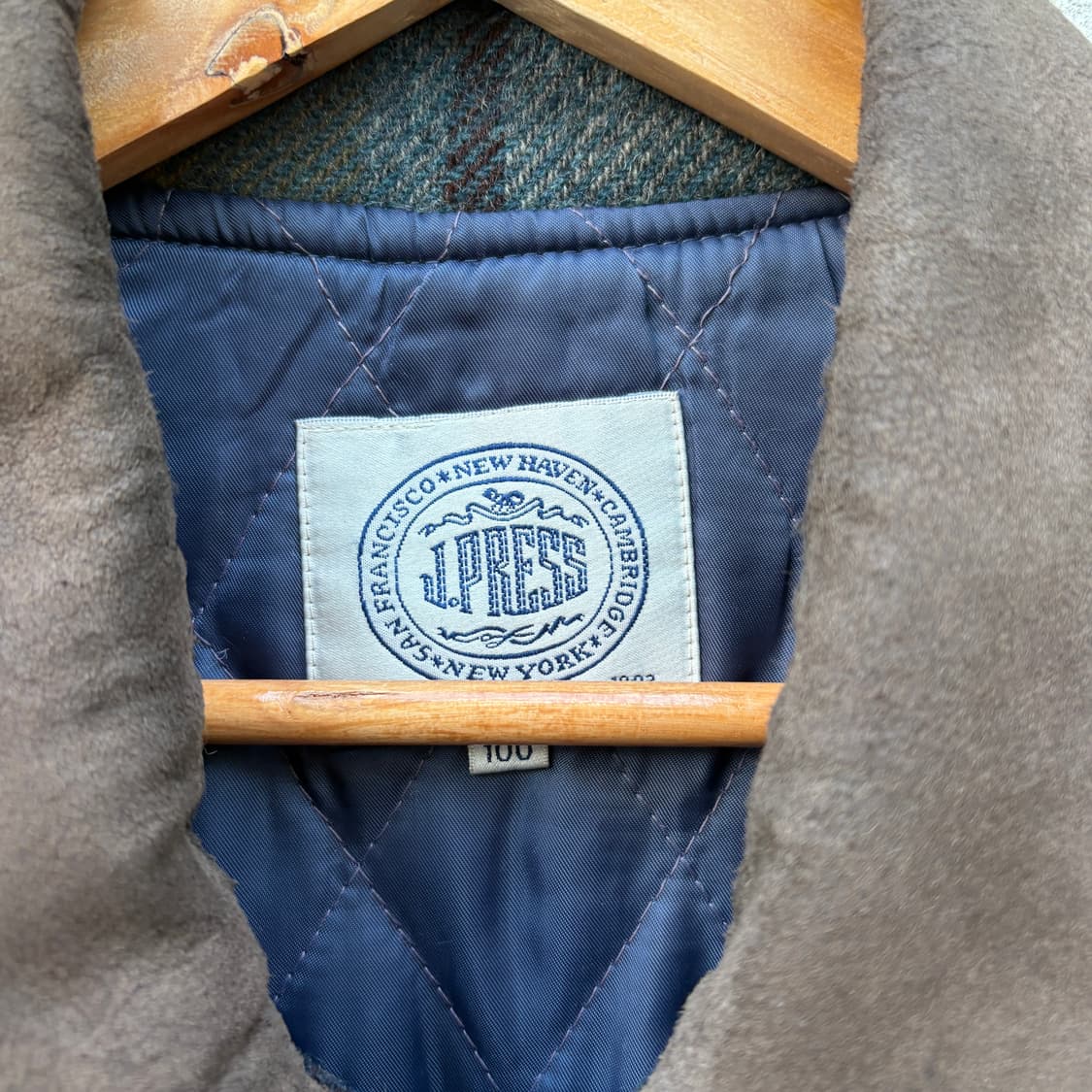 J Press 제이프레스 체크 코트 자켓 상품이미지5