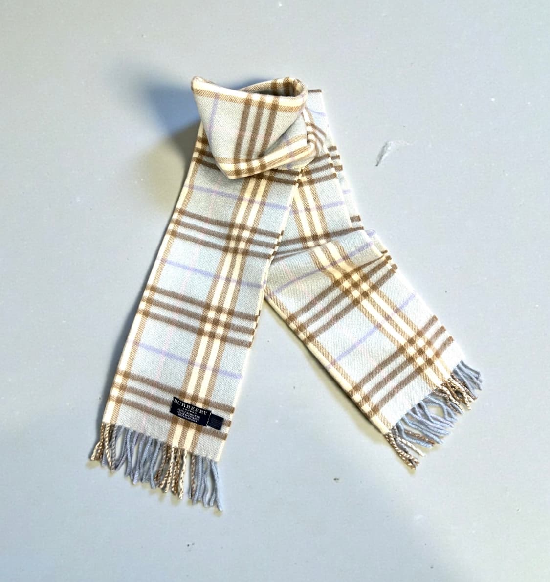 버버리 노바체크 캐시미어100% 머플러 상품이미지7