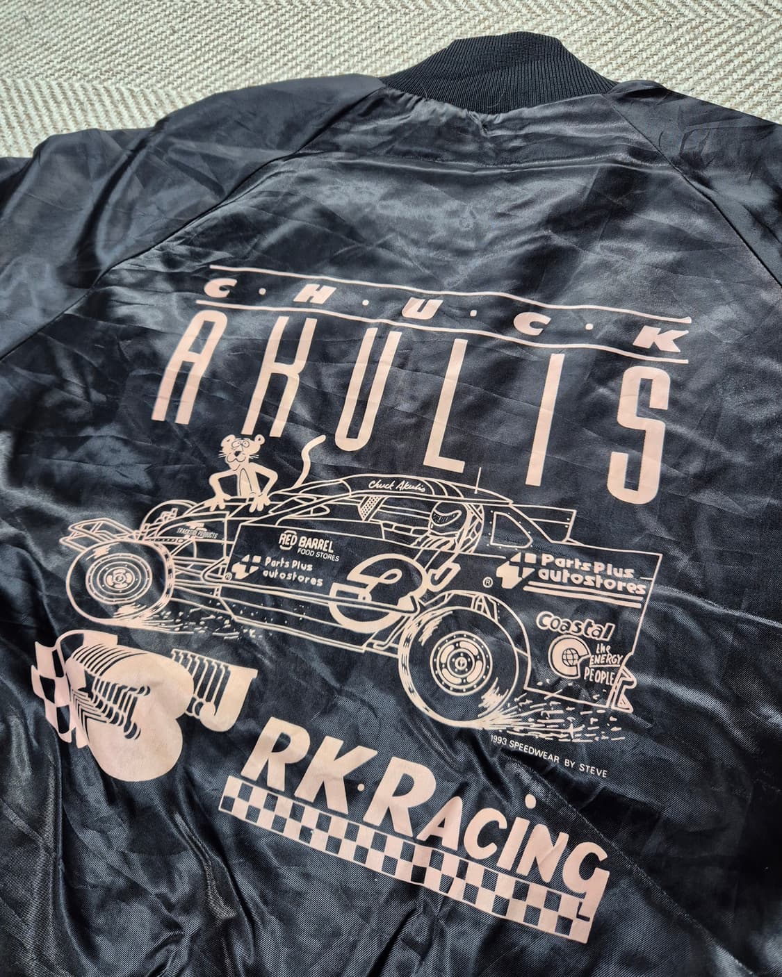 90s 핑크팬더 레이싱 코치자켓 상품이미지1