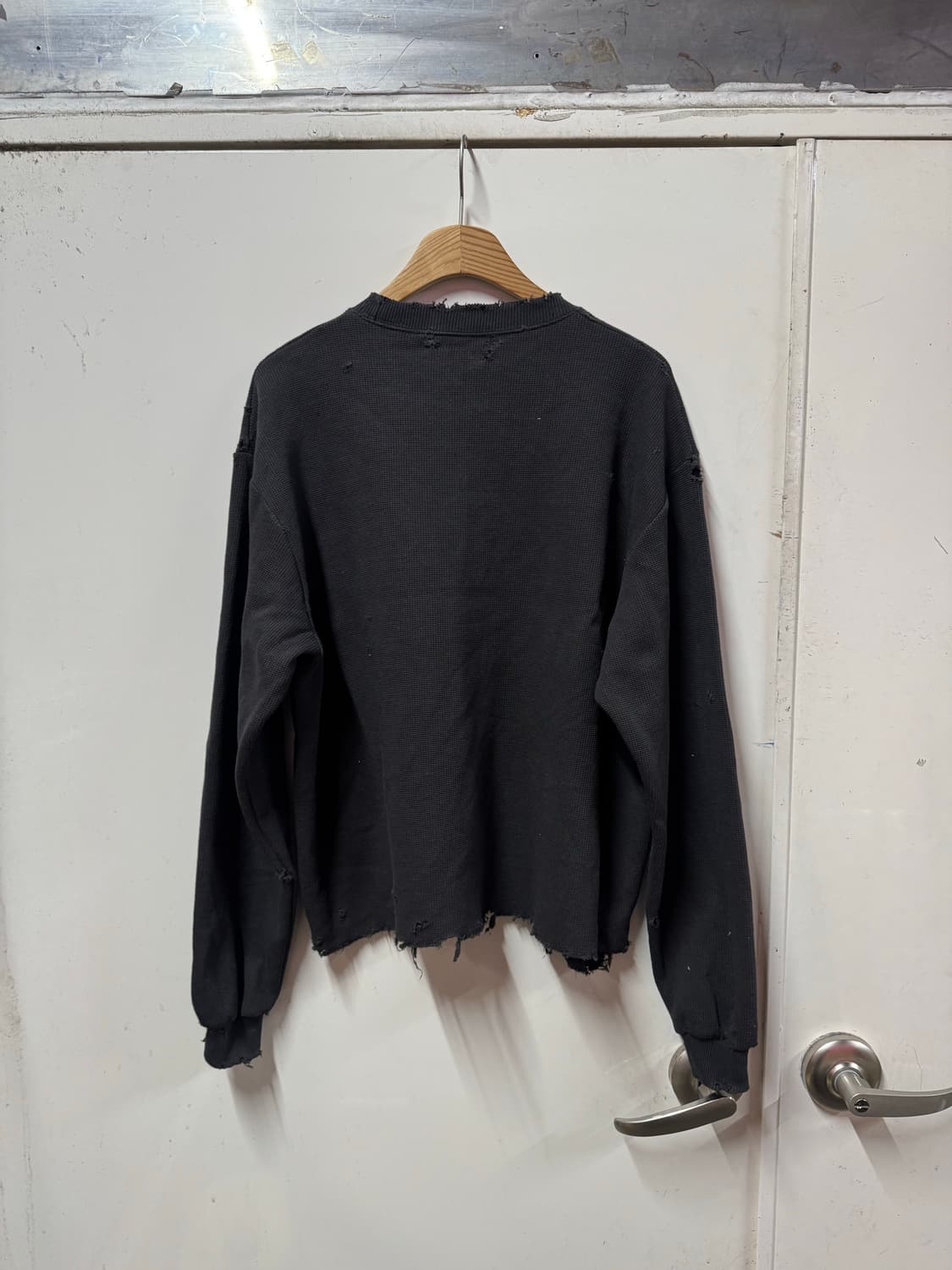 빈티지 와플 긴팔 상품이미지5