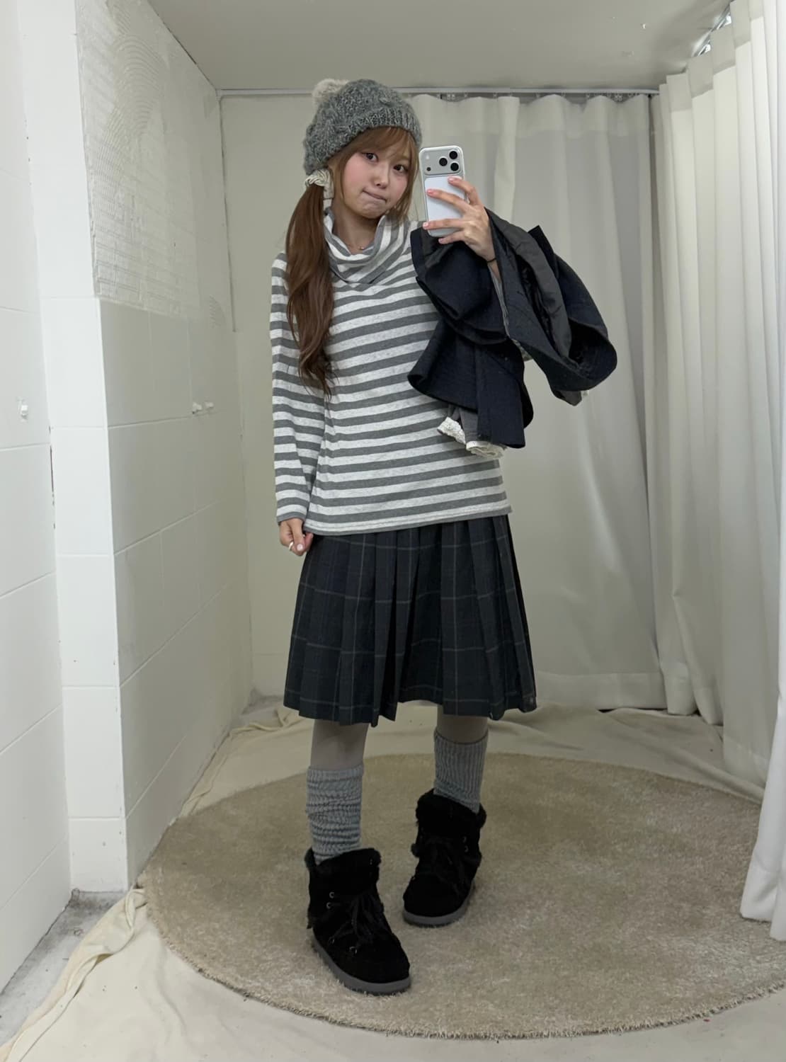 데일리 그레이 너드 니혼진 프레피 코디세트 상품이미지3