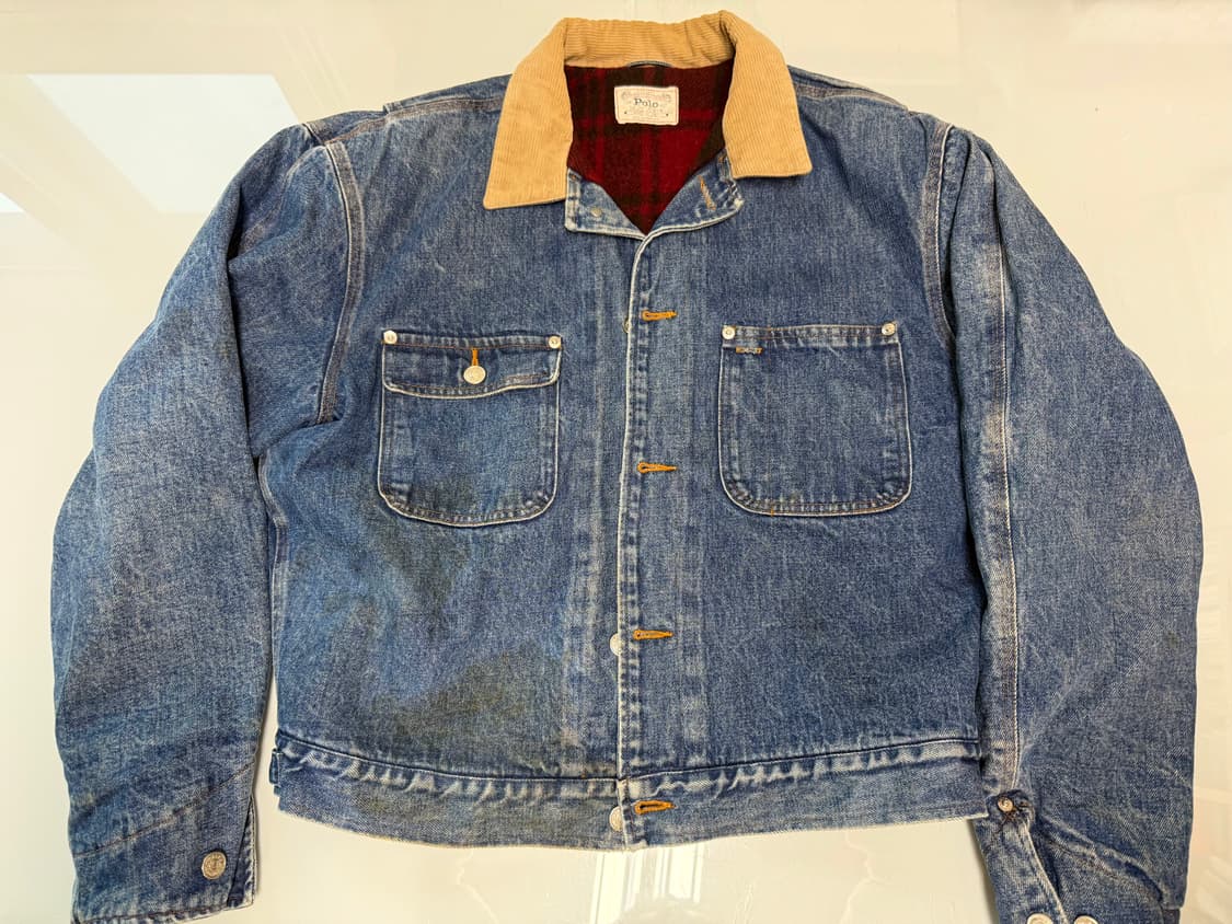 80s 폴로 랄프로렌 덩가리 자켓 L 상품이미지2
