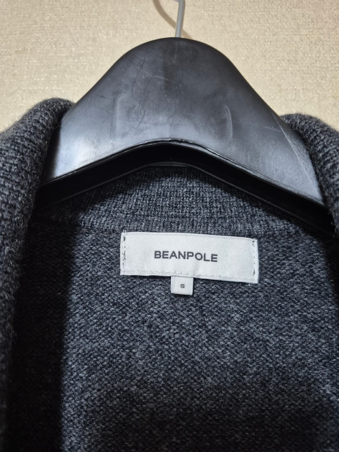 빈폴 카라넥 집업 가디건 애쉬 상품이미지5