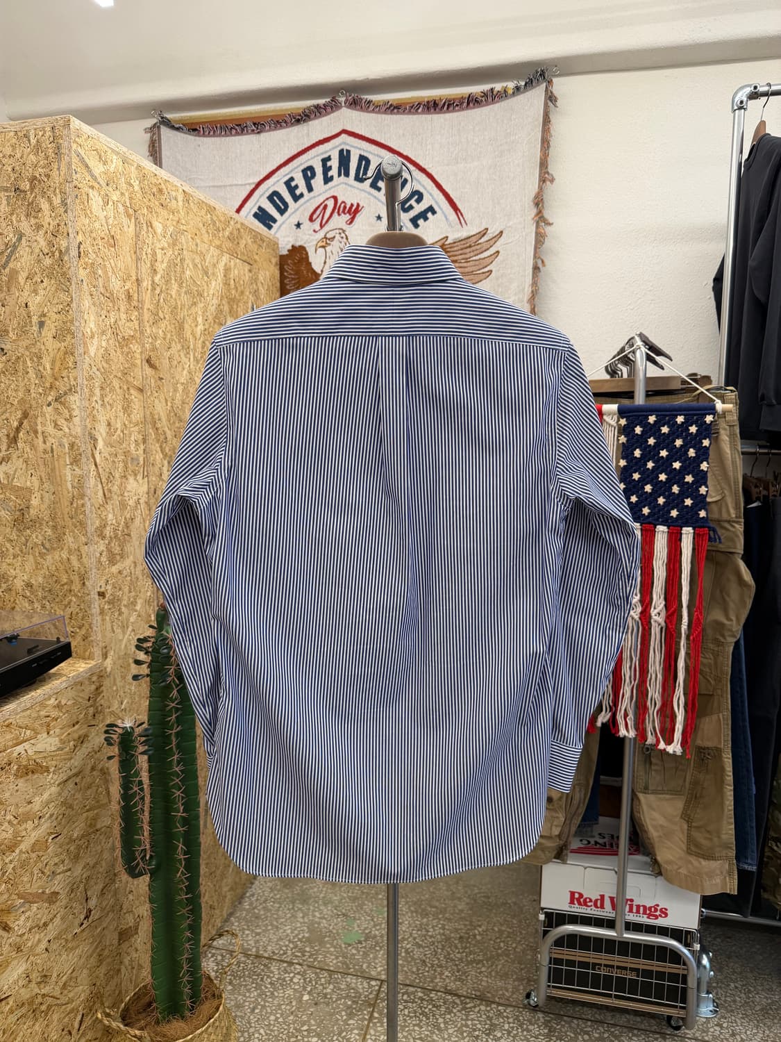 폴로 클래식핏 이지케어 스트라이프셔츠 상품이미지5