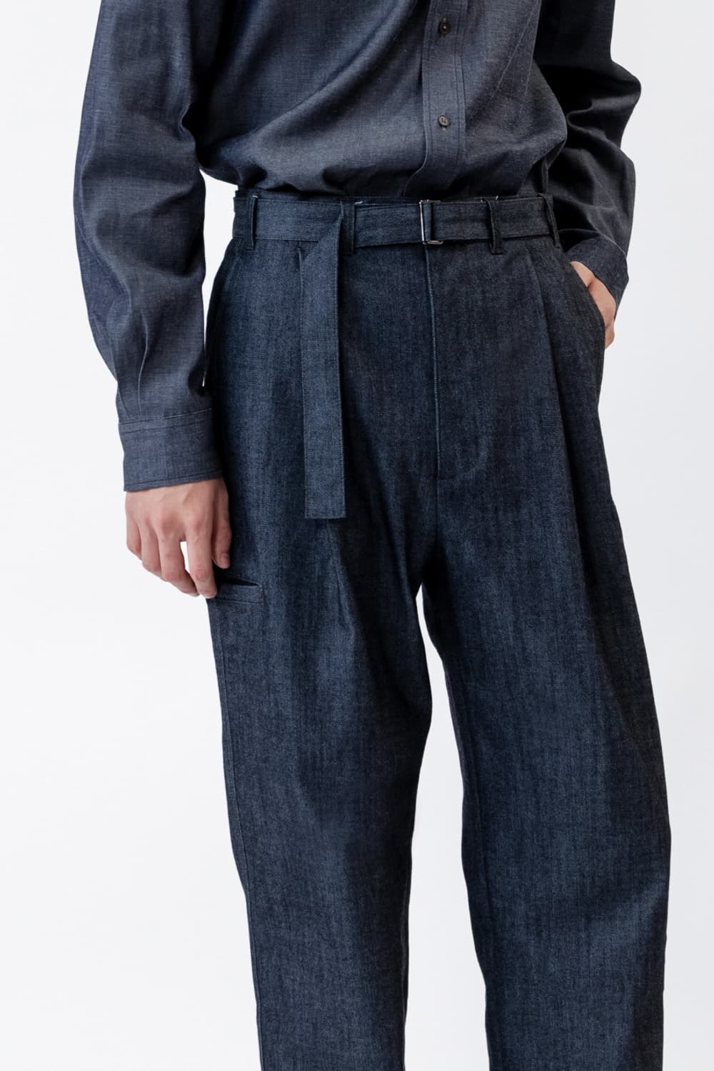 인사일런스 벨티드 데님팬츠  상품이미지3