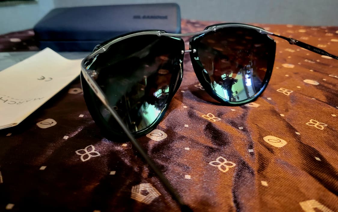 [미사용 새상품] Jil Sander-질샌더 블랙우드 선글라스 상품이미지5