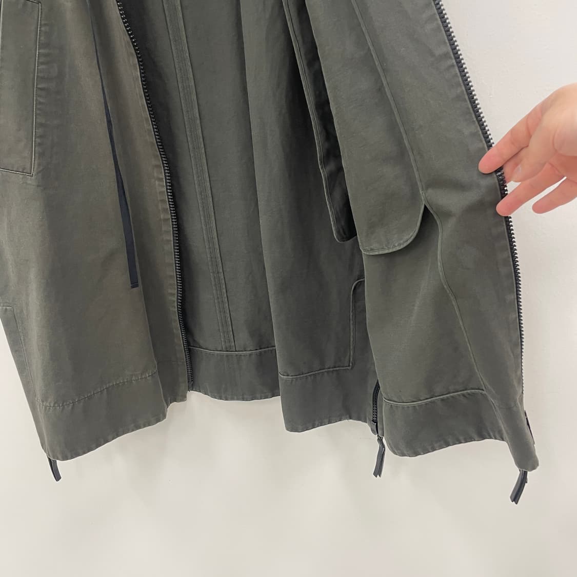 마르니 후드 반팔 하프 코트 상품이미지6