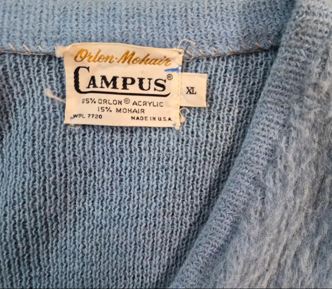 Campus 60s Made in USA Mohair Cardigan 상품이미지4