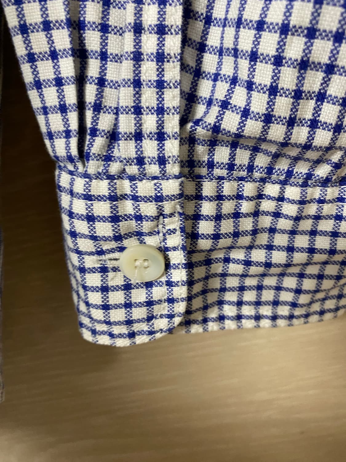 준야와타나베 맨 패치워크 체크 셔츠 M 상품이미지5