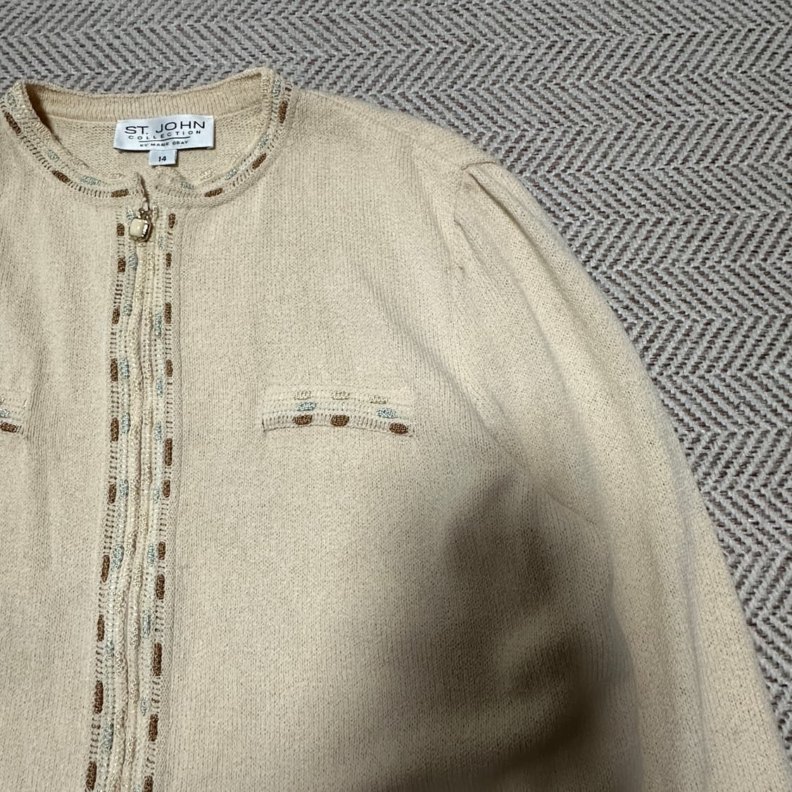 ST. JOHN usa made women knit jacket 상품이미지3