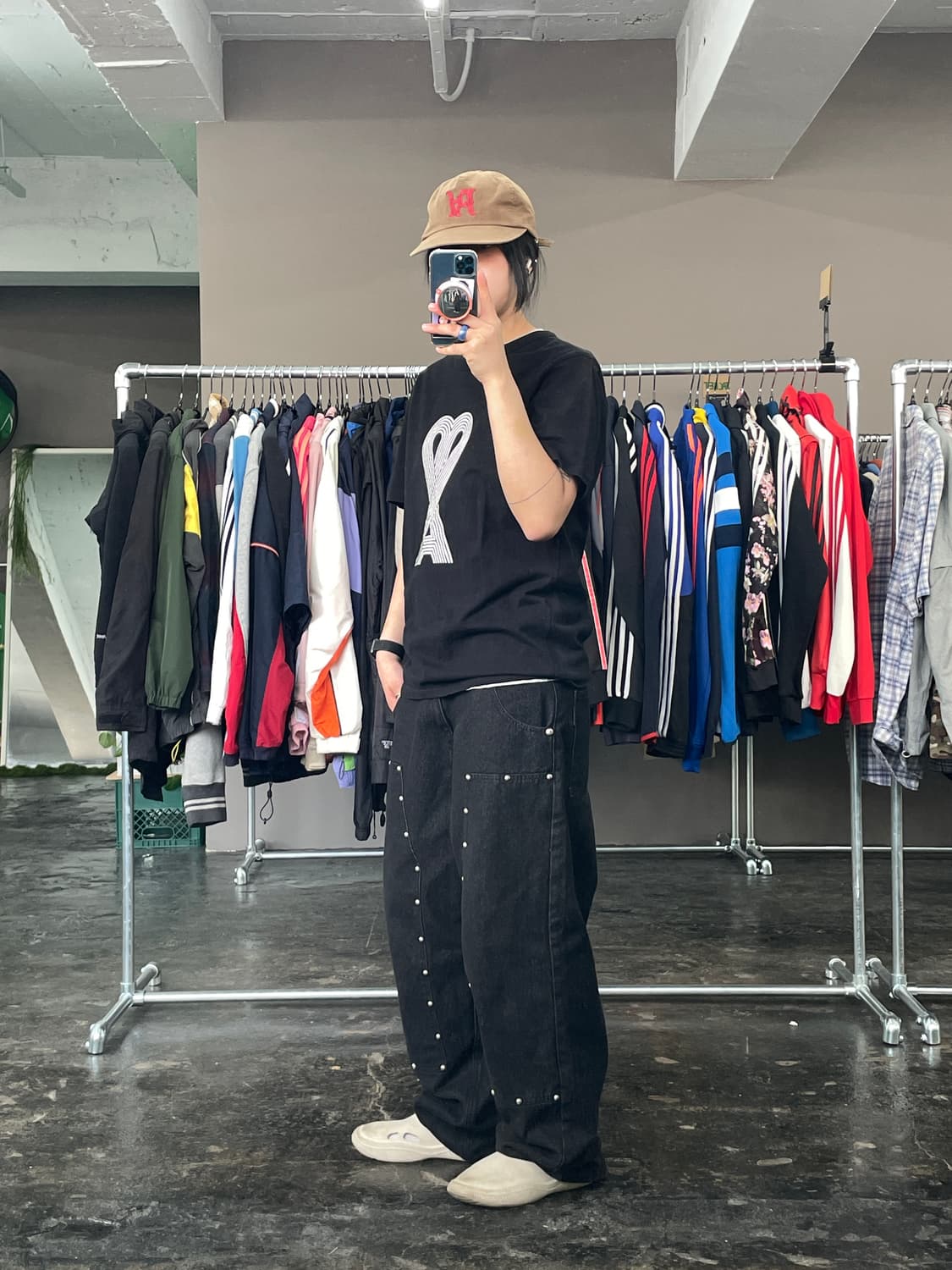 AMI 아미 프린팅 반팔 티셔츠  상품이미지4