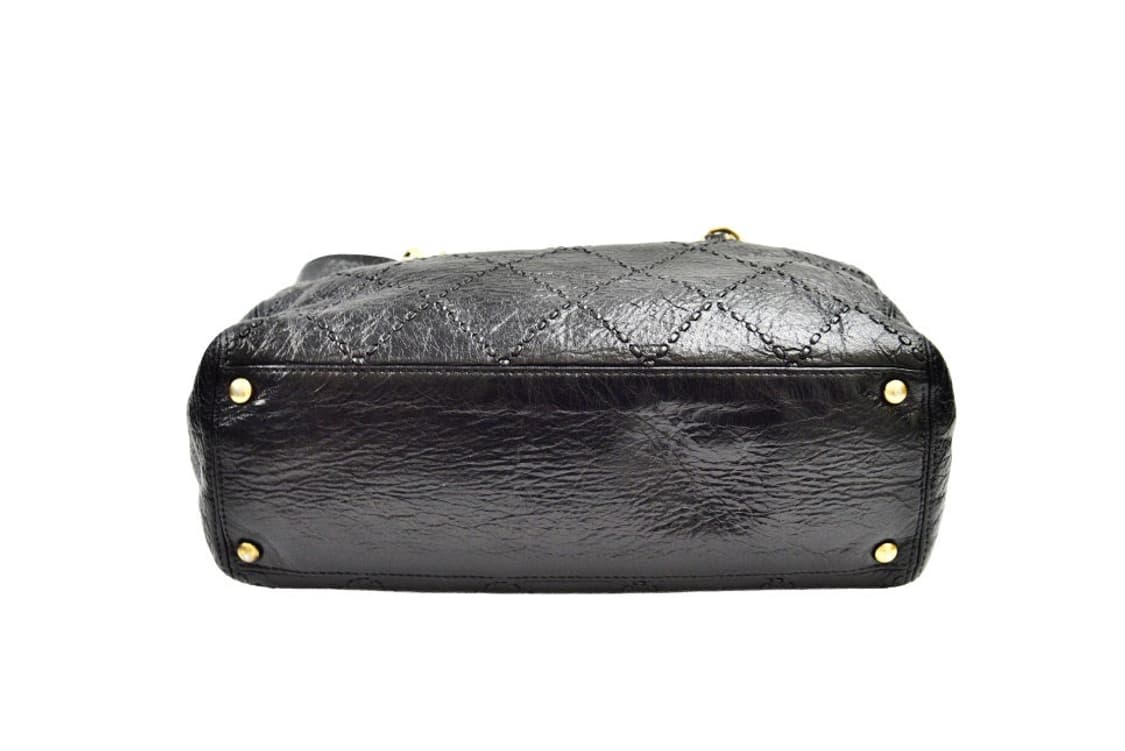 샤넬 레더 볼링백 (정품) 상품이미지6