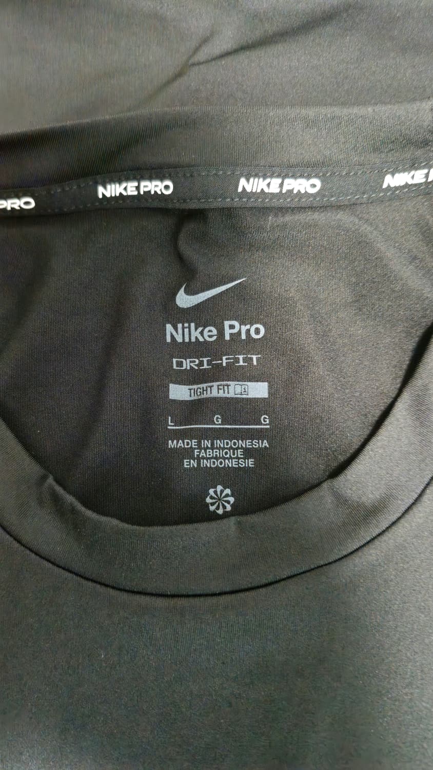 나이키 프로 DRI-FIT 컴프레션 반팔 L(새상품) 상품이미지2
