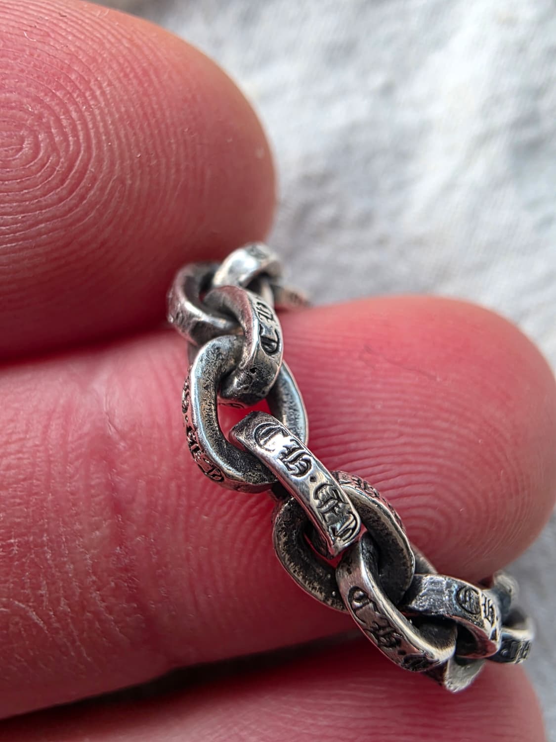 크롬하츠 페이퍼체인링 22링크 판매합니다 상품이미지4