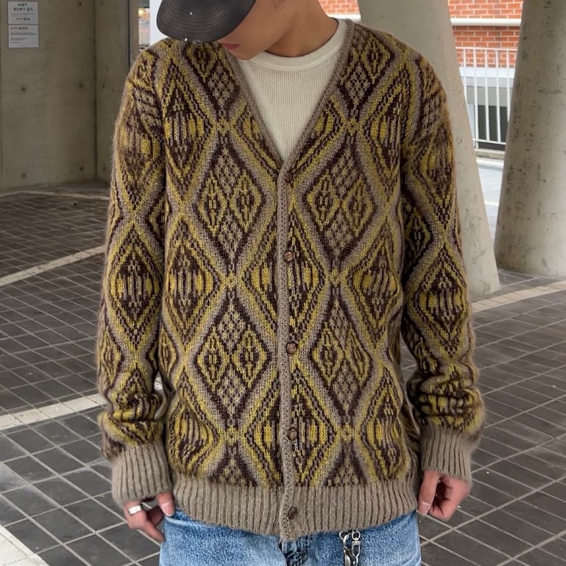  니들스 지오매트릭 모헤어 가디건 y15553 상품이미지1