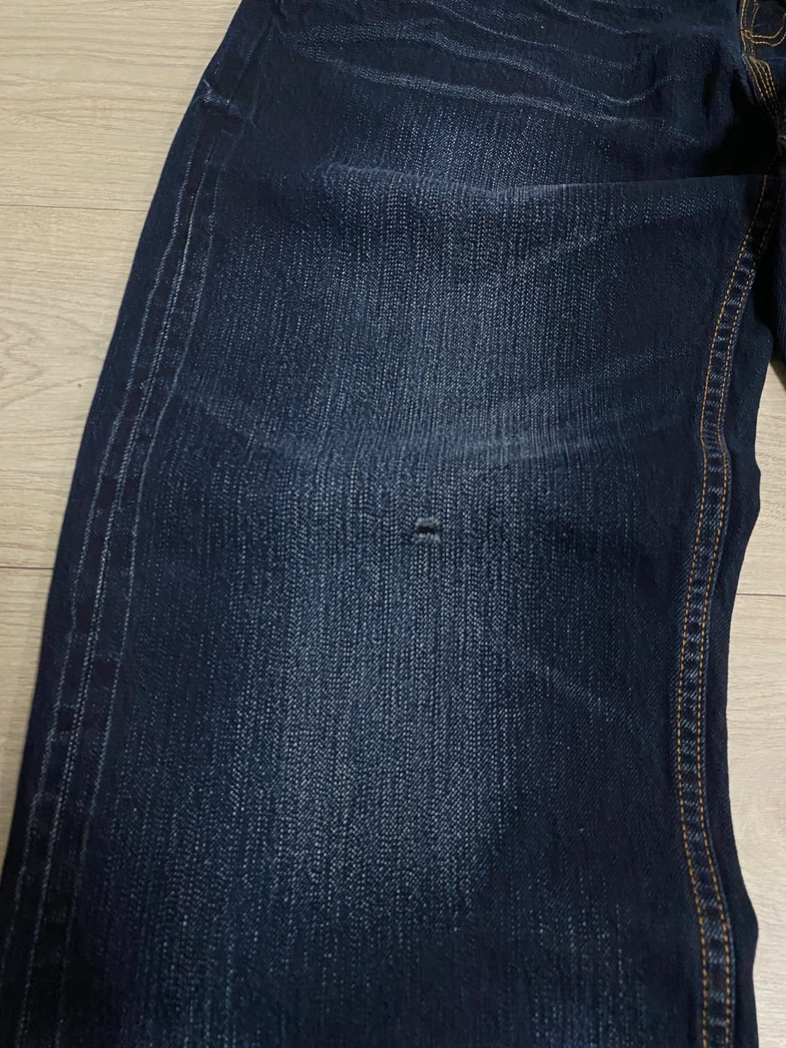 (32)Lee Cooper 빈티지 워싱 신치백 셀비지 데님 팬츠 상품이미지4