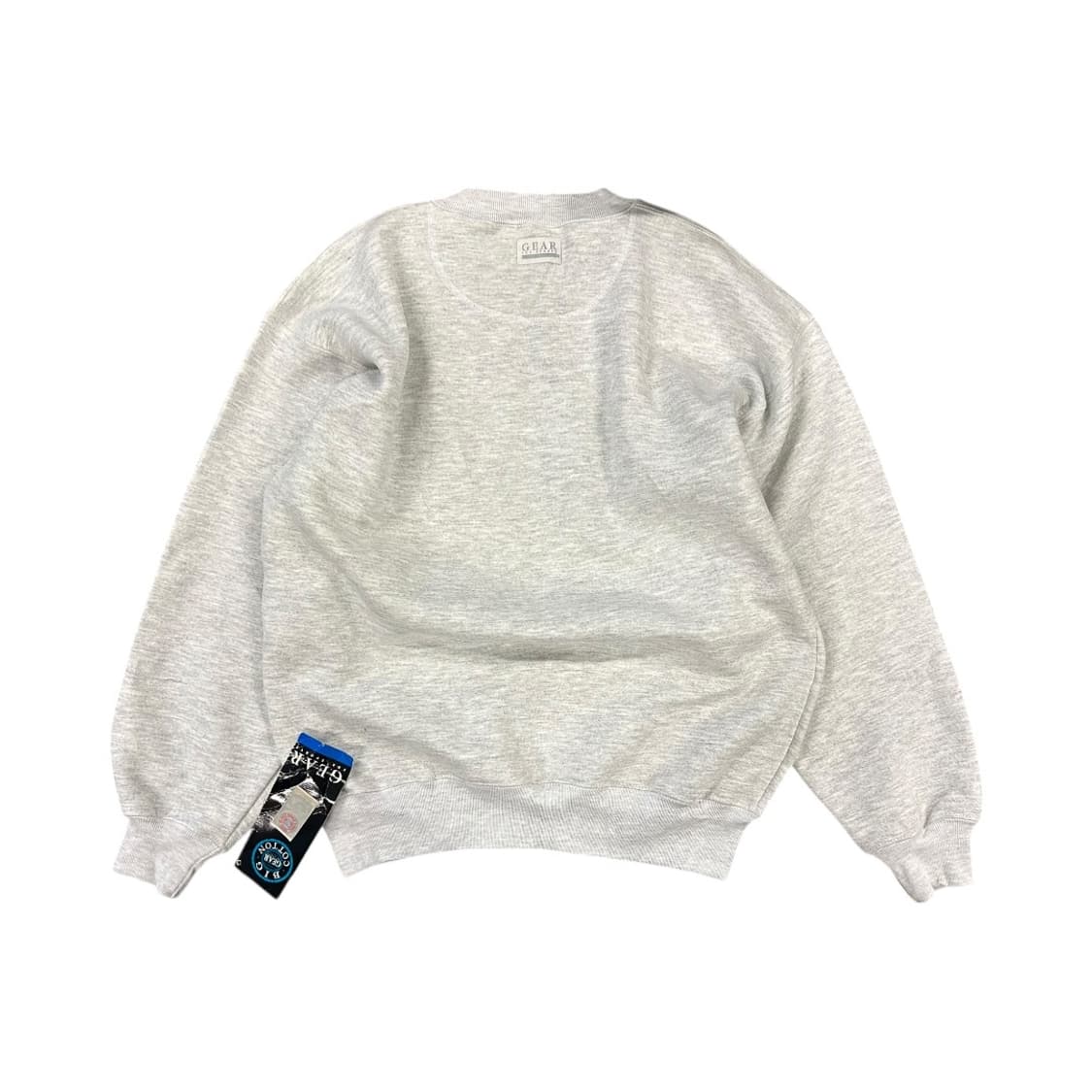 M) 데드스탁 USA 90s 오트밀 하버드 프린트 스웻셔츠 TM-034 상품이미지6