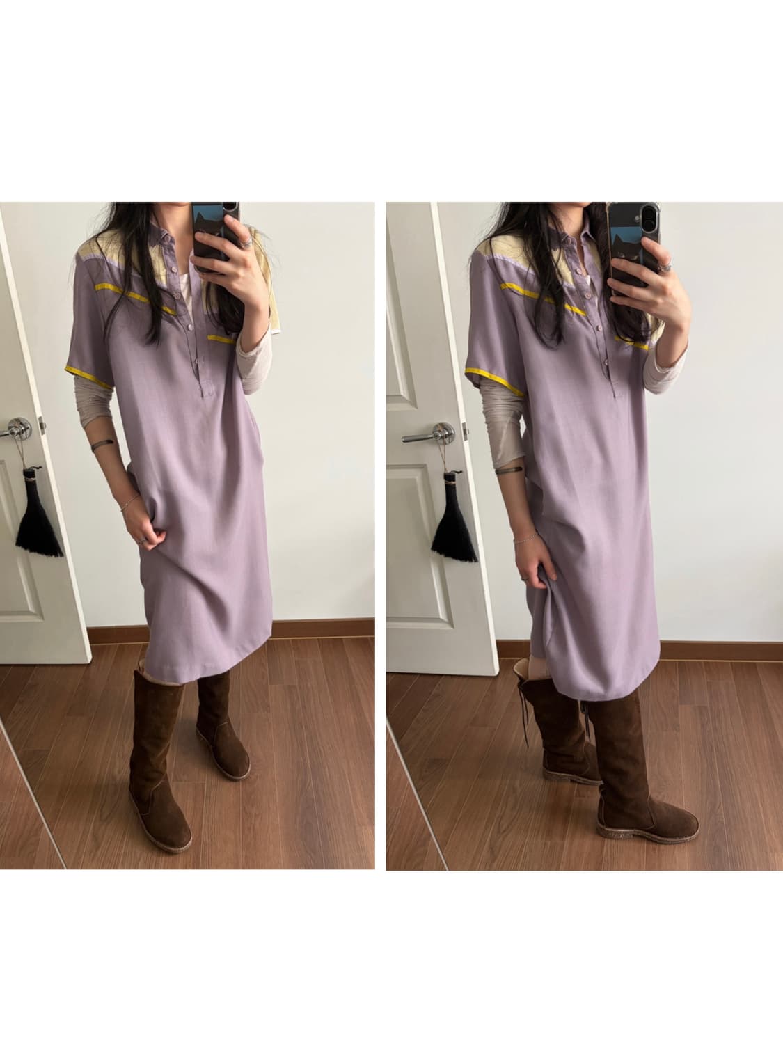 pullover shirt dress 상품이미지2