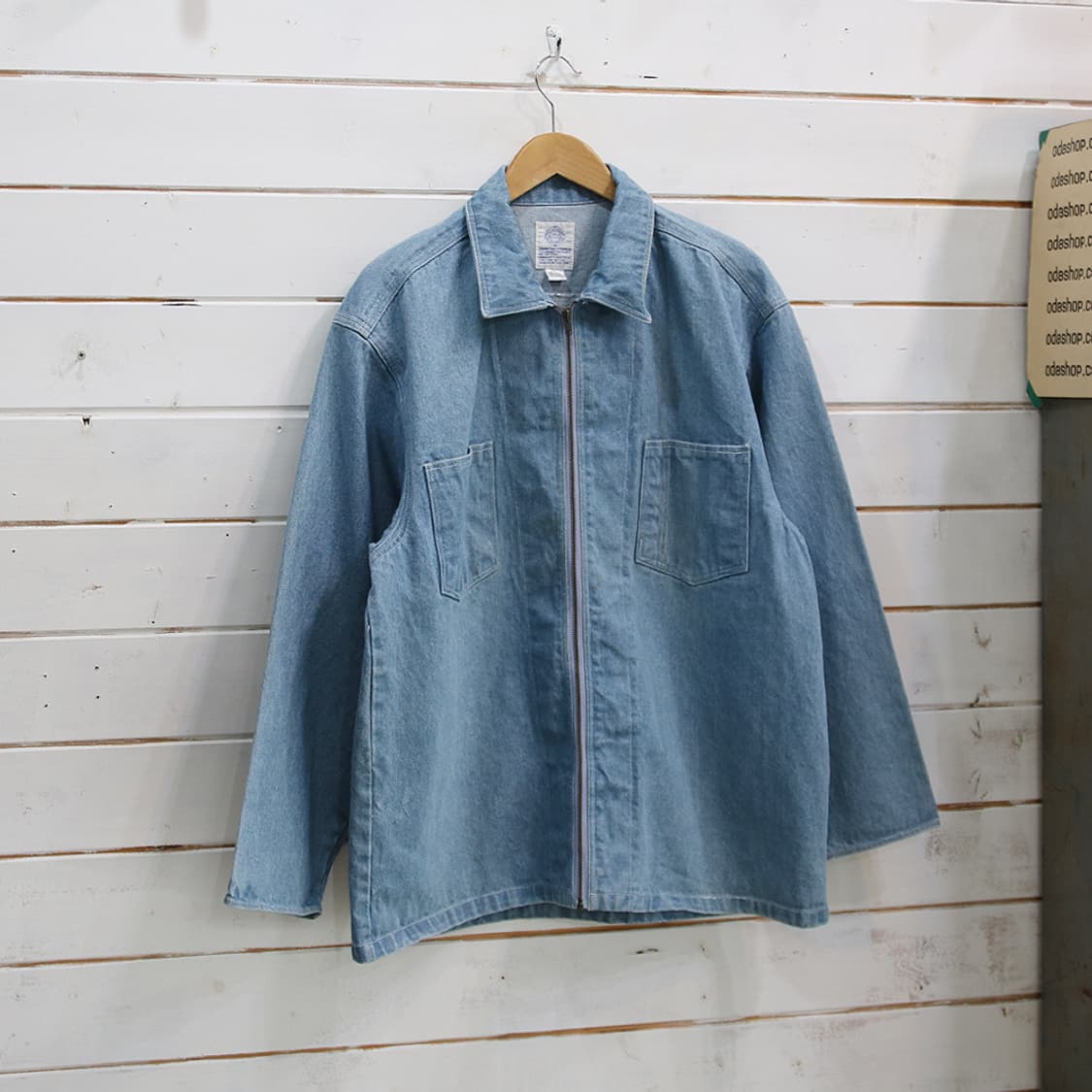 (착용컷) TOMYCORT 워크 데님 자켓 (남성용 105) 상품이미지1
