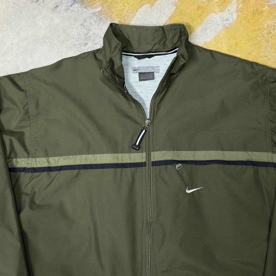 나이키 올드스쿨 우븐 카키 바람막이 자켓  상품이미지2