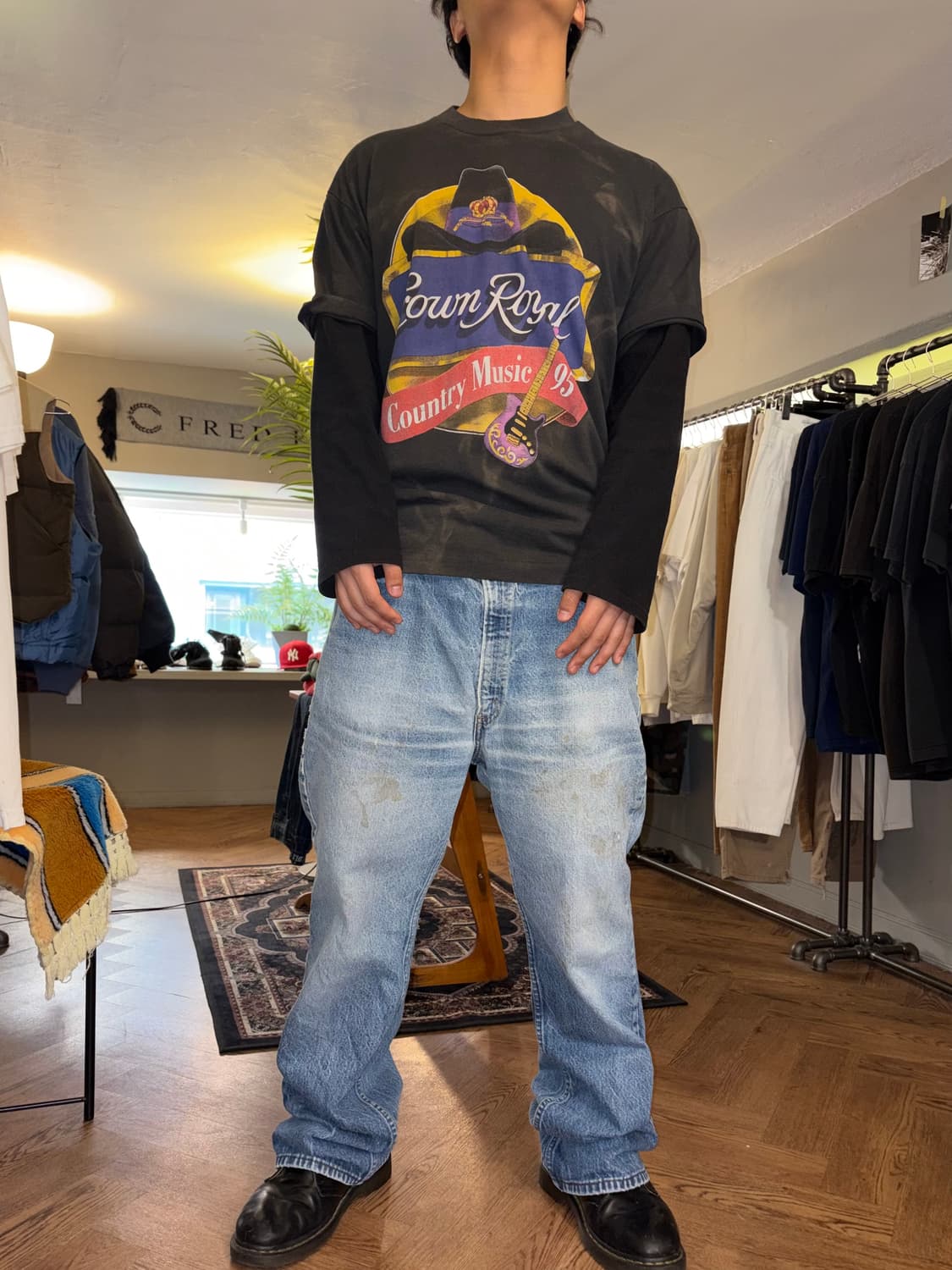 90‘s Crown Royal country music tour T/sh 상품이미지3