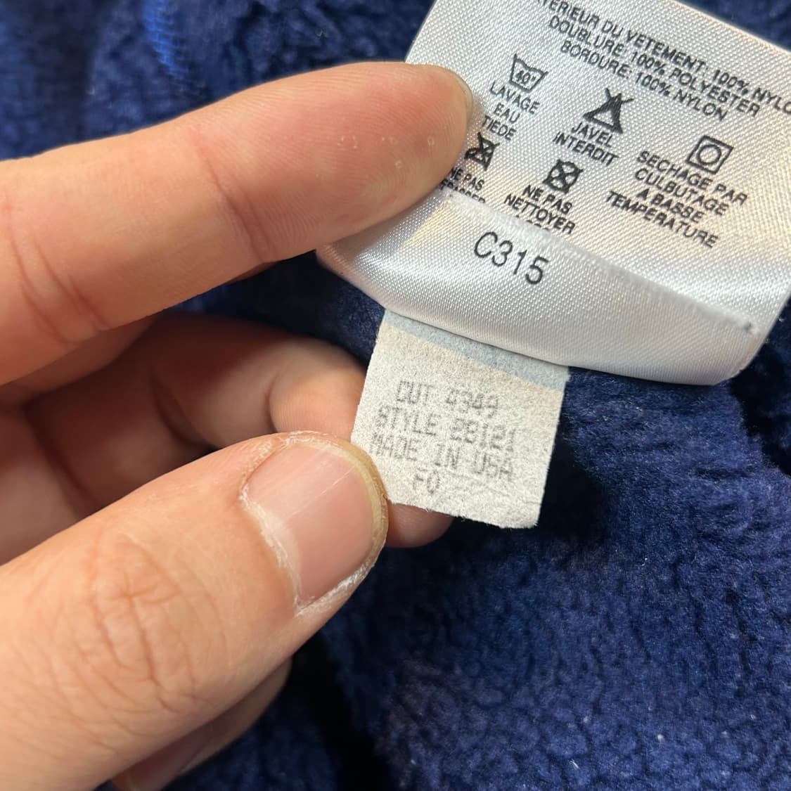 XL) 파타고니아 쉘드 신칠라 봄버 자켓 90s USA 상품이미지7