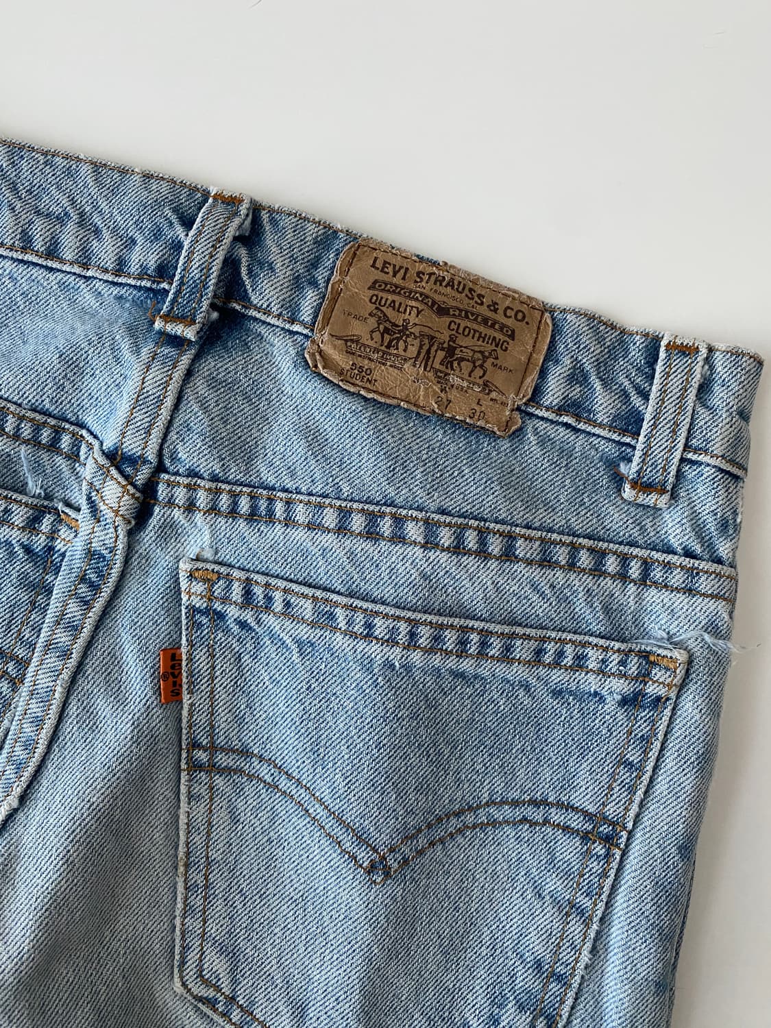 90s USA 리바이스 550 오렌지탭 27x30 상품이미지8