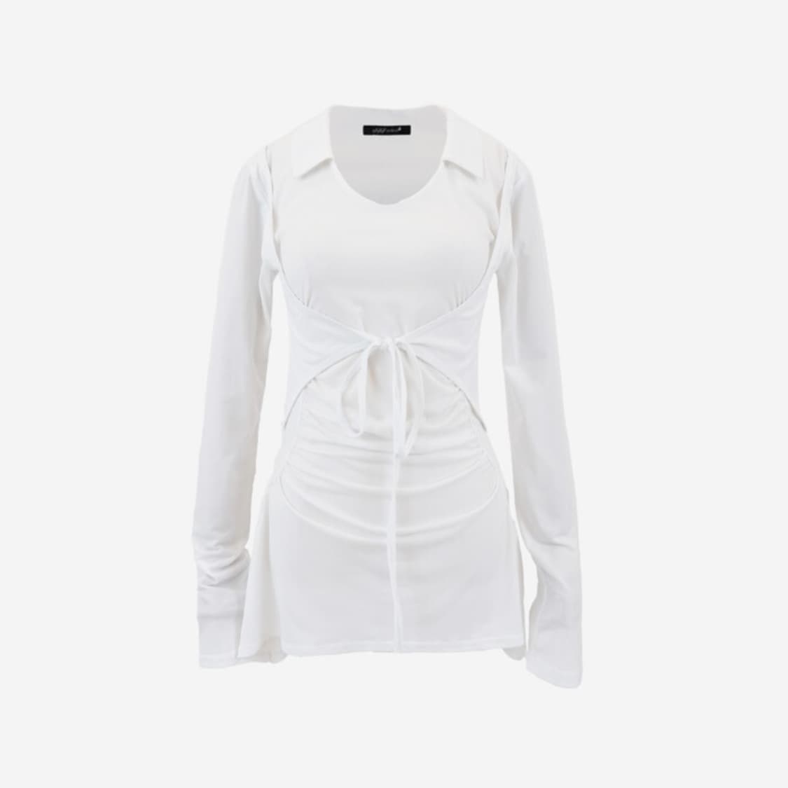 [새상품] 엘프엘프엘프COLLAR VEST LONG T[white] 상품이미지2