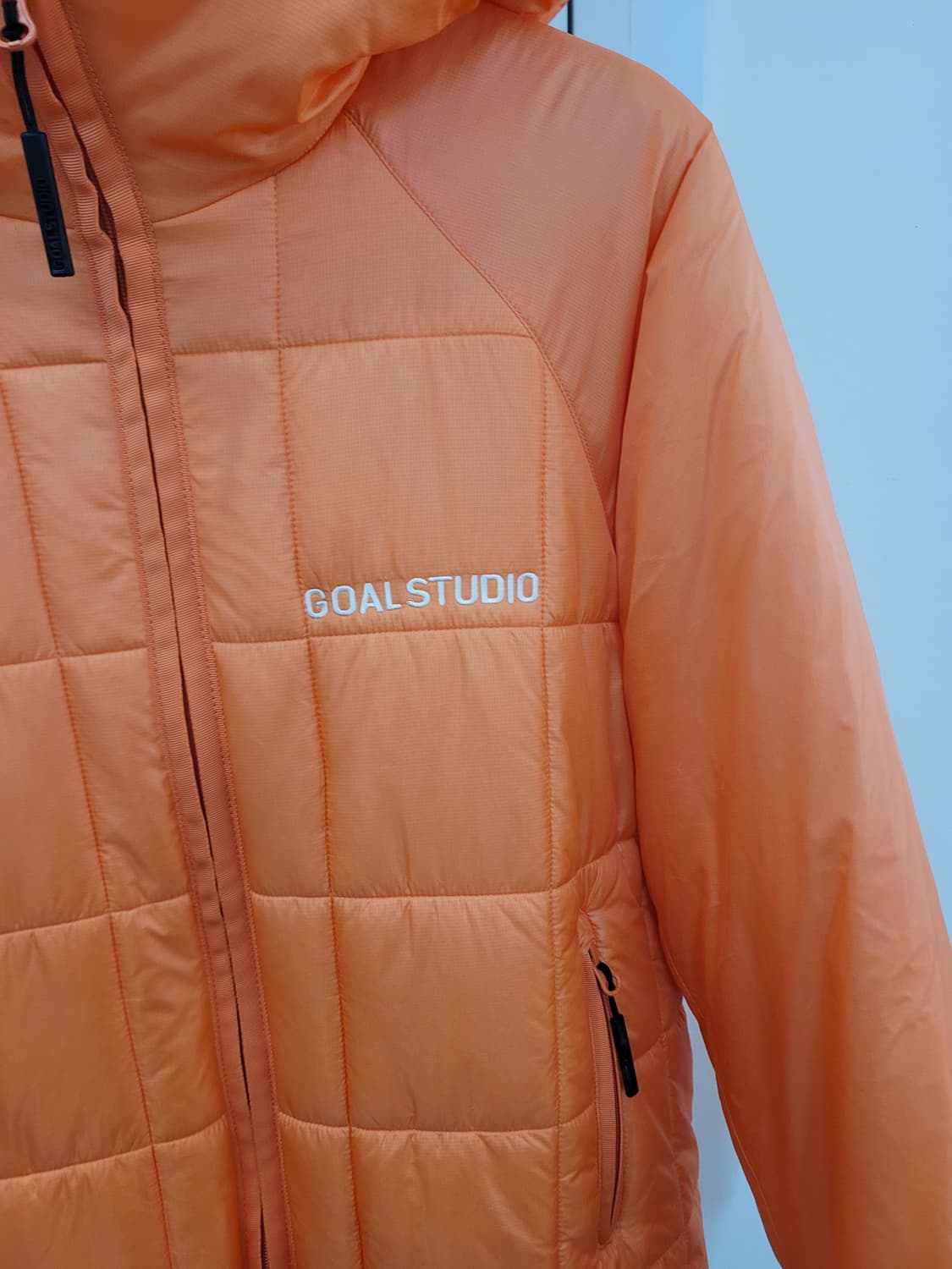 골스튜디오 오렌지 퀼티드 푸퍼 재킷 남녀공용 S사이즈 상품이미지5