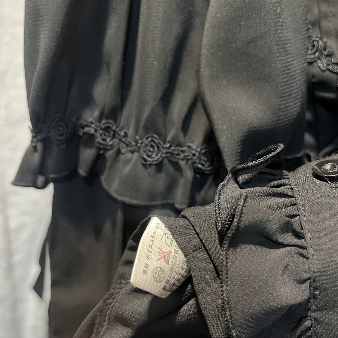 bodyline 바디라인 고딕 블라우스 고스펑크 공겜여주 고스로리 상품이미지4