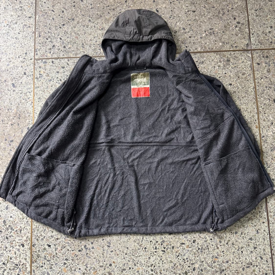[M~L] Stussy 후리스 자켓 상품이미지3