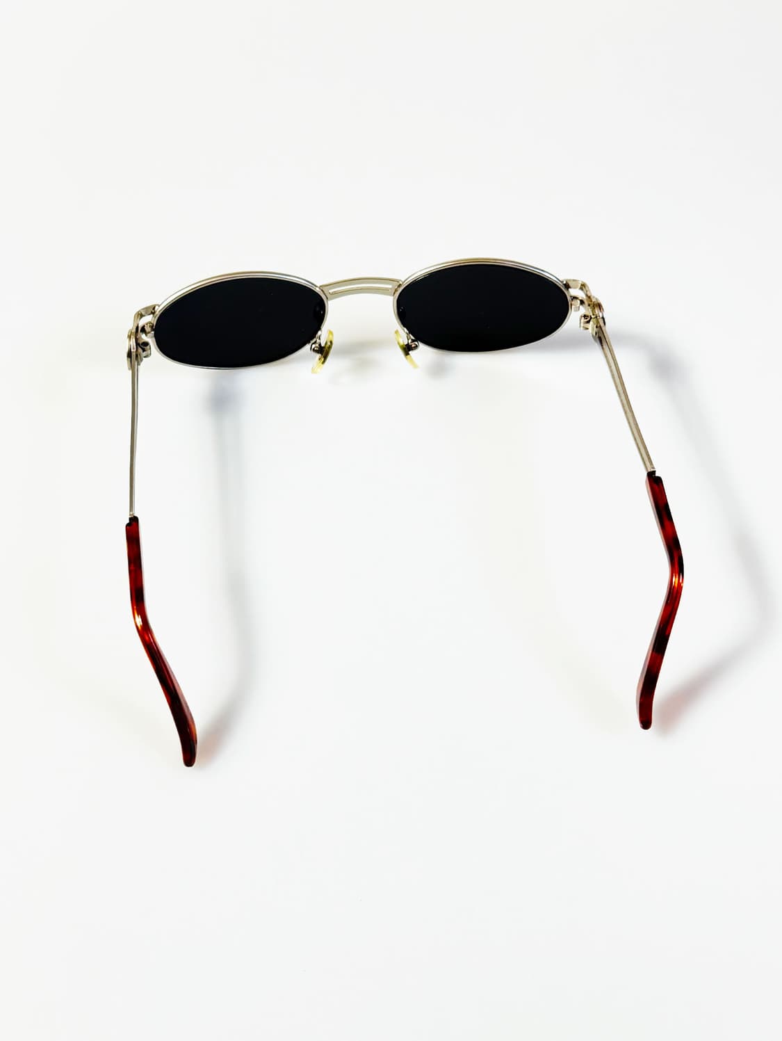 90s 실버 슬림 오벌 메탈 프레임 빈티지 선글라스 상품이미지5