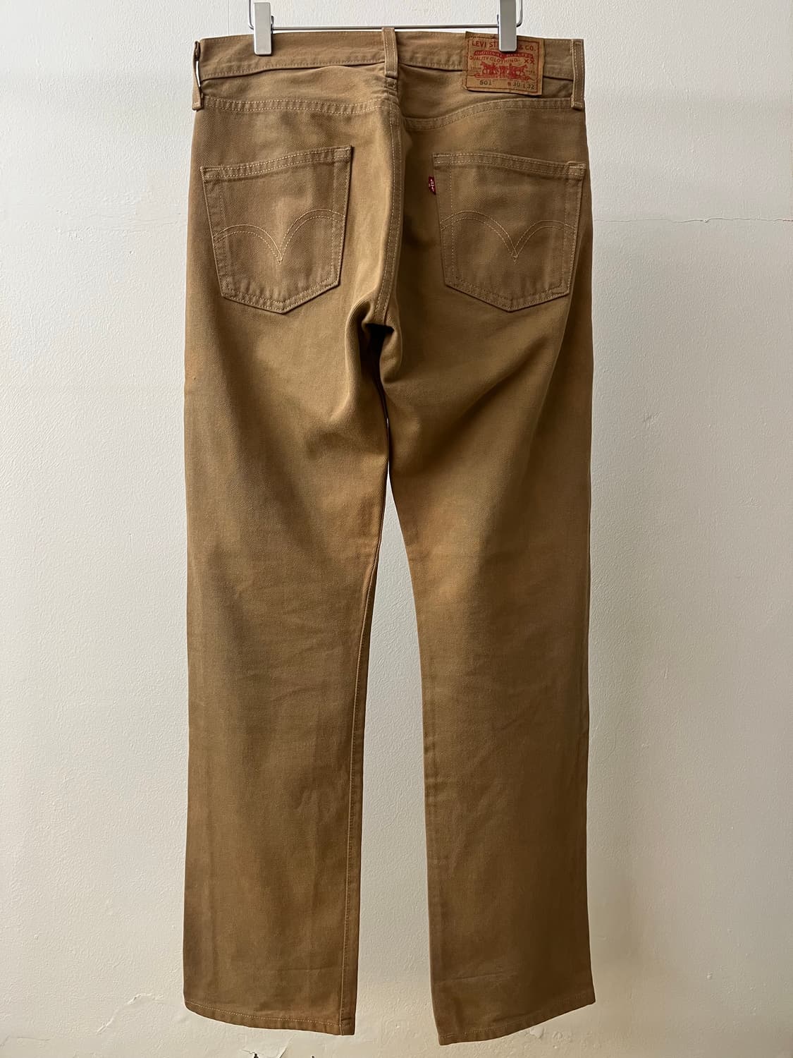 빈티지 리바이스 501 데님 팬츠 브라운 상품이미지2