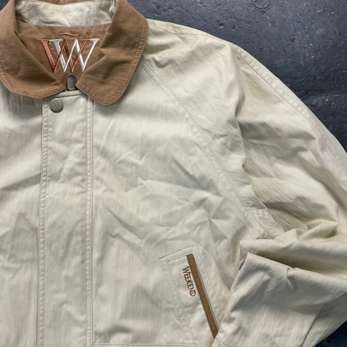 95-100 빈티지 블루종 봄버 자켓  상품이미지2