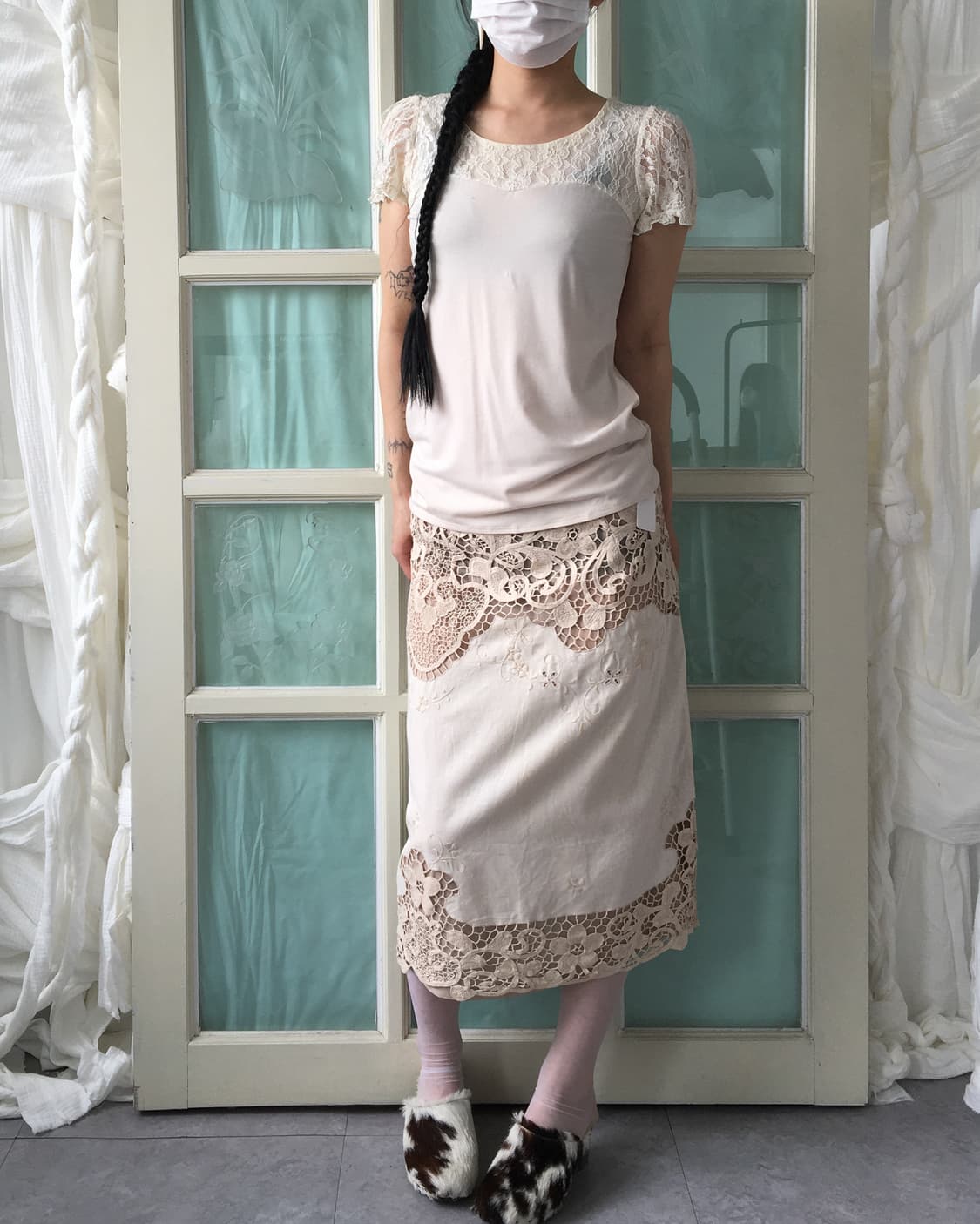 Lace point t shirt 상품이미지7