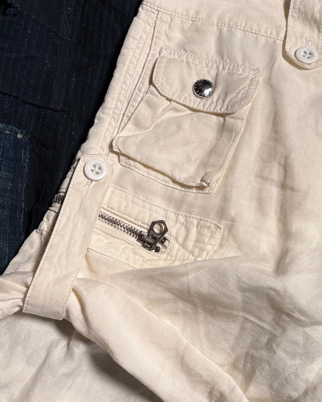 로렌 랄프로렌 린넨 쇼츠 4 상품이미지4