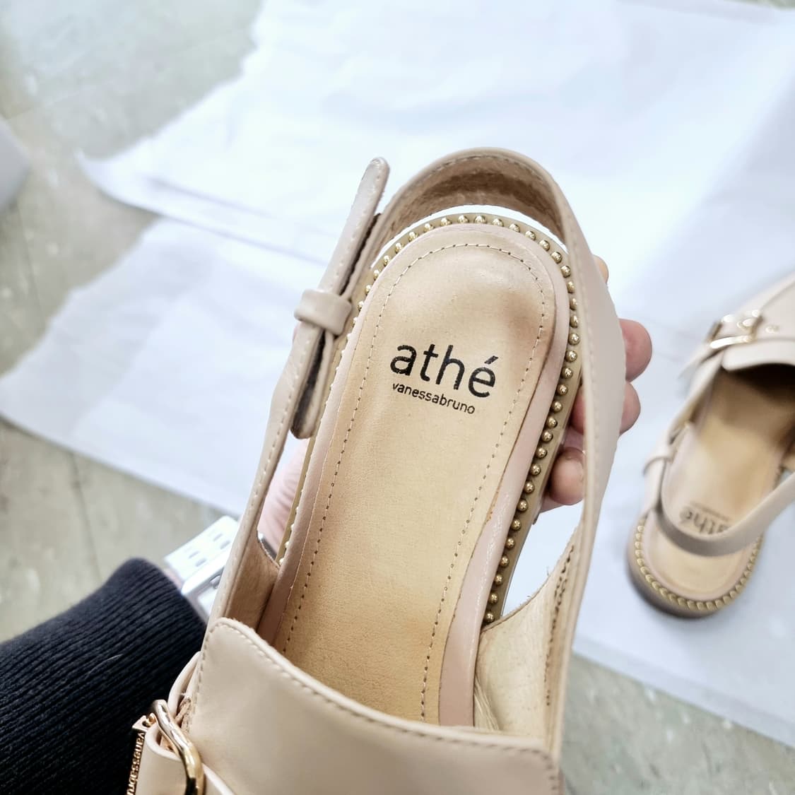 아떼 바네사브루노 가죽 샌들 레더 슈즈 신발 (230/36) 상태양호 상품이미지8