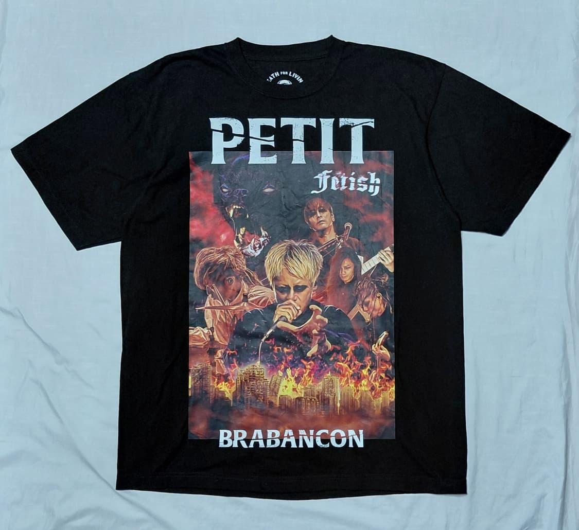 [XL] Petit Brabancon 'Fetish' 오피셜 밴드 티셔츠 상품이미지1