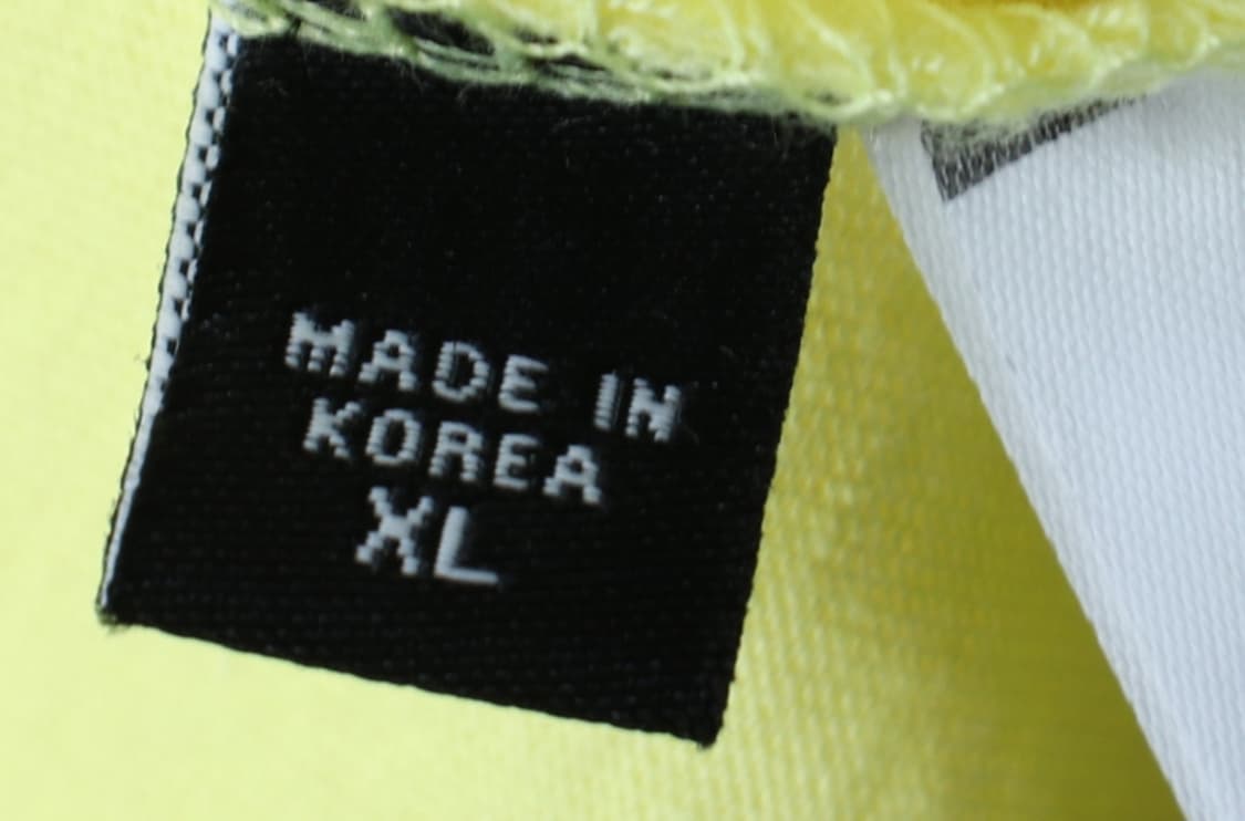 (XL-2XL) 게스 반팔 티셔츠 레터링 노랑 레몬 올드스쿨-H32866 상품이미지7
