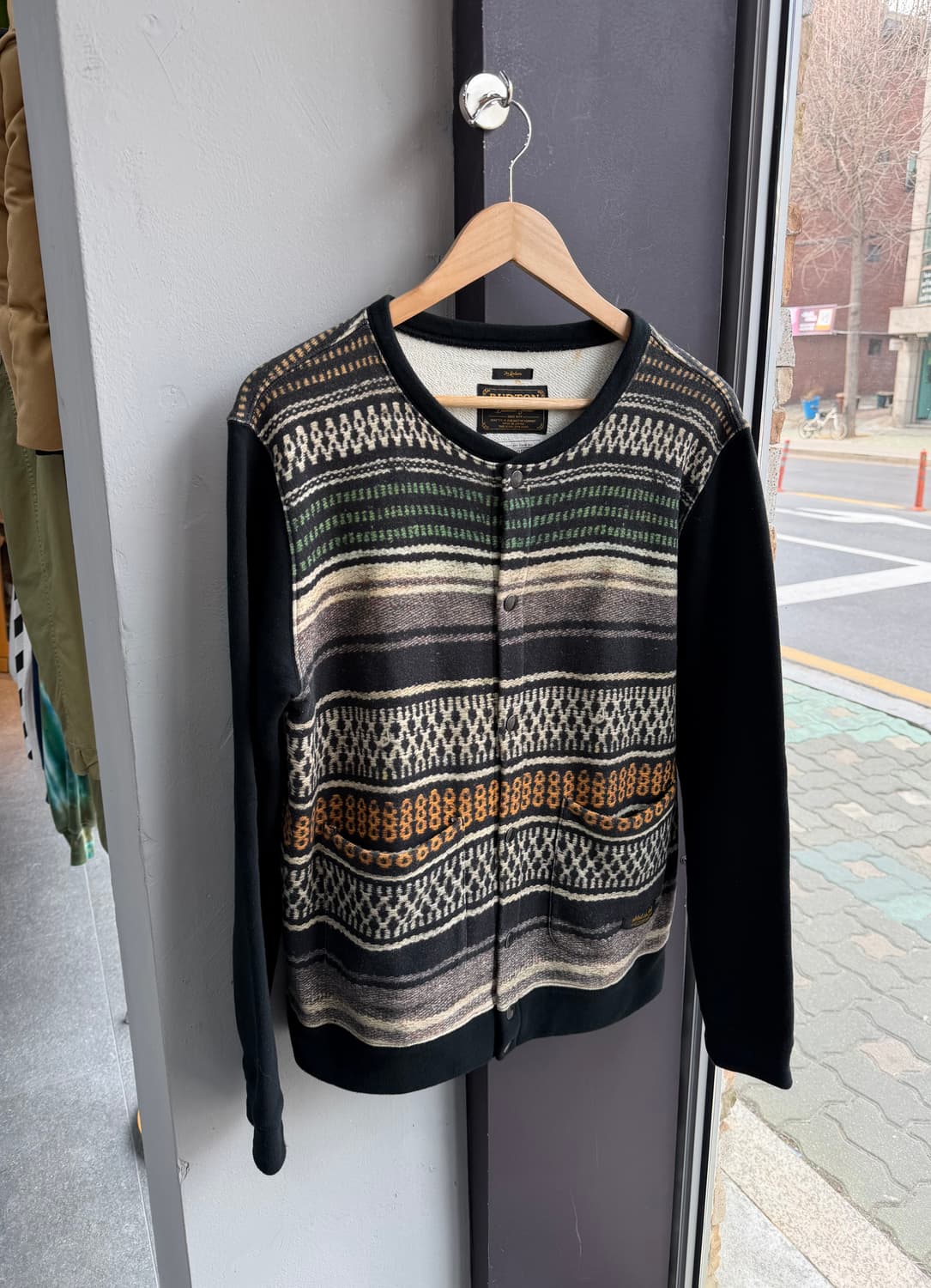 M/ 네이버후드x버튼 에스닉 패턴 가디건 상품이미지3