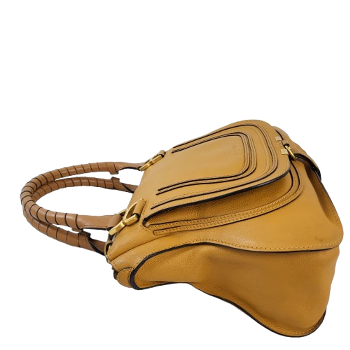 정품 끌로에 마르씨 미디엄 머스타드 상품이미지5