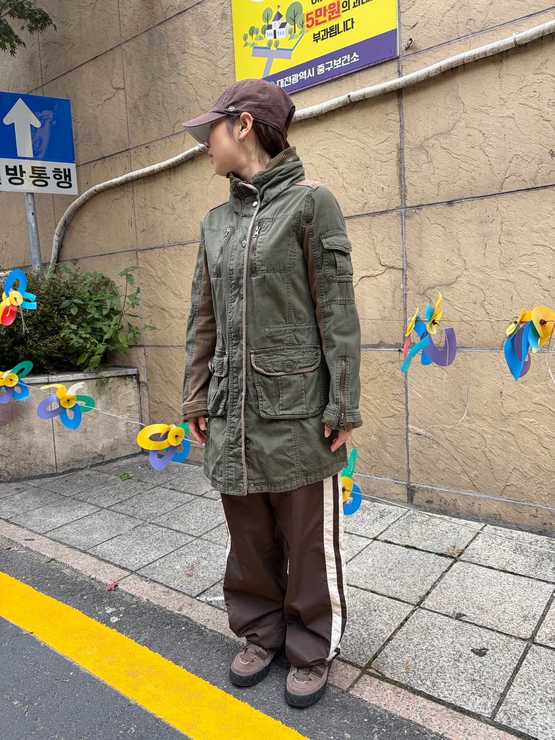 Back number 일본 빈티지 카고포켓 야상 자켓  상품이미지2