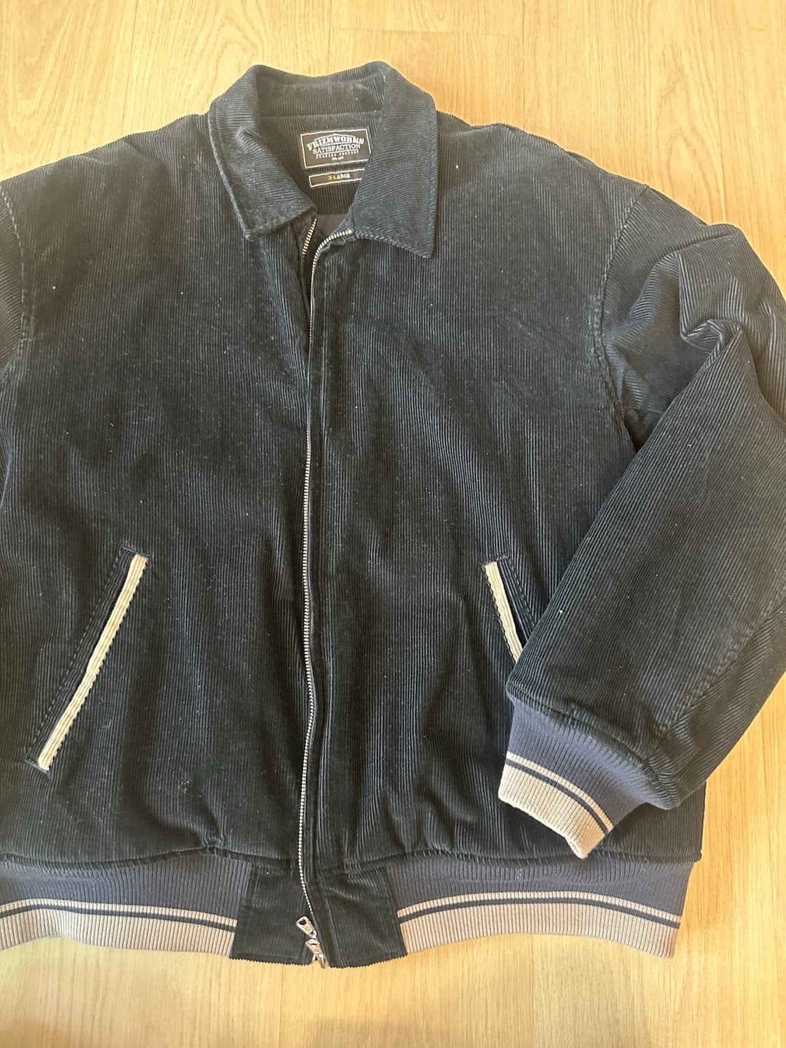 프리즘웍스 코듀로이 바시티 자켓 XL 상품이미지2