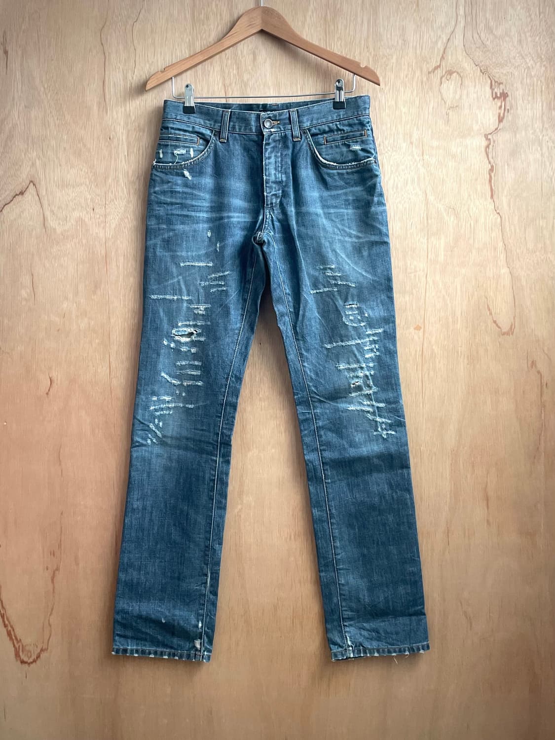 돌체앤가바나 데미지 데님 팬츠 상품이미지4