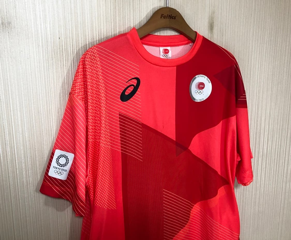 아식스 2020 도쿄올림픽 일본대표팀 트레이닝탑 M 선수용 상품이미지5