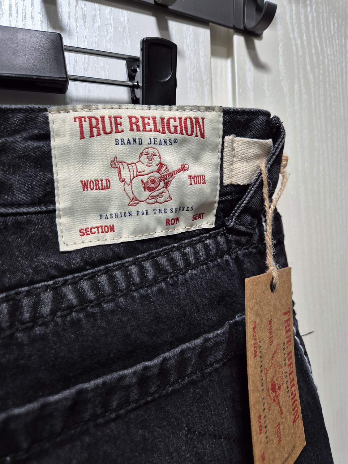 (타임세일)(새상품)트루릴리젼 블랙 워싱 카고 데님 팬츠L 상품이미지9