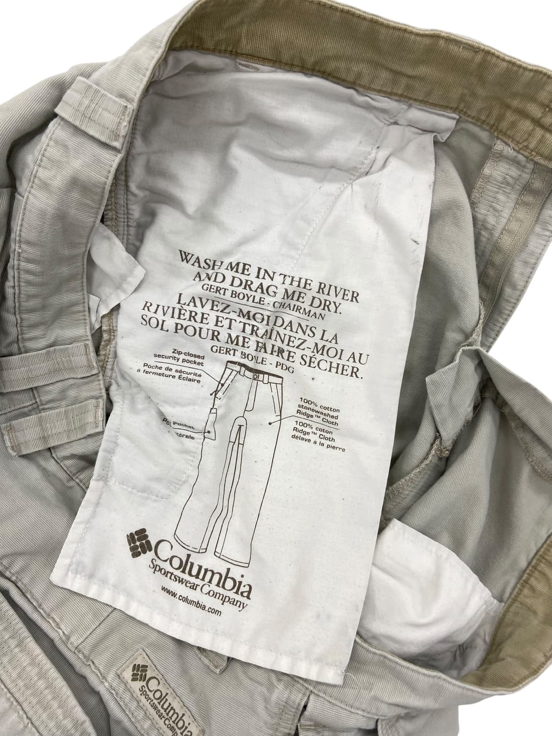 00's 콜롬비아 캔버스 유틸리티 팬츠 상품이미지10