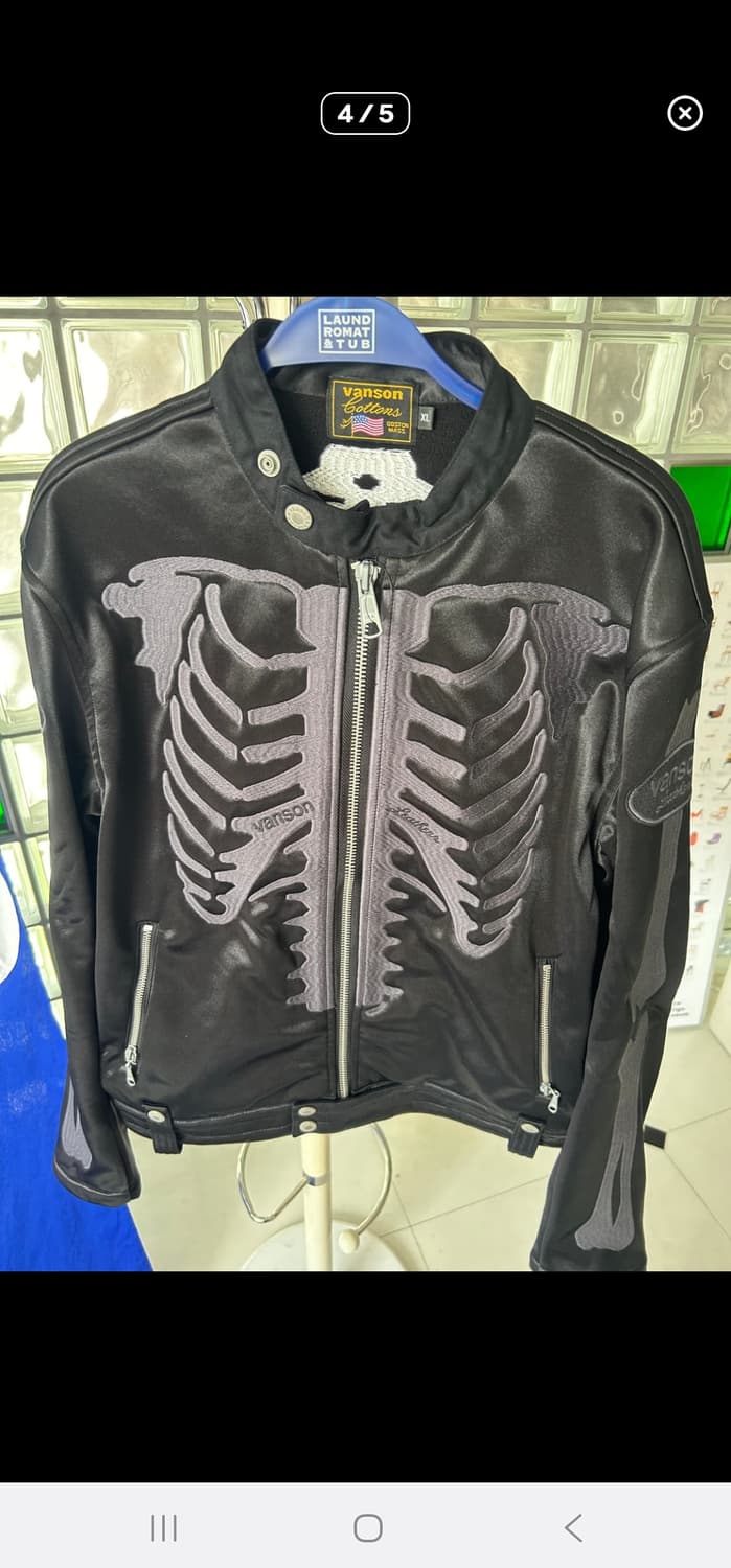 밴슨 본 레더자켓 상품이미지1