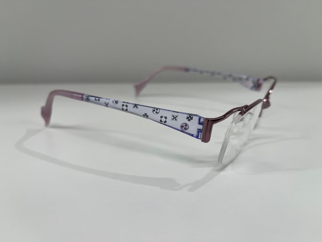 심포니 SYMPHONIE 일본 티타늄 반무테 안경 빈티지 90s 3번 상품이미지3